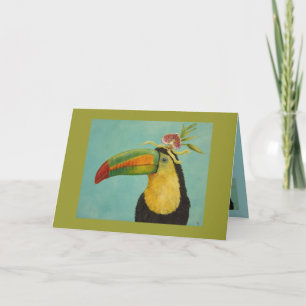 Fernando the toucan greeting card