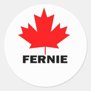 Fernie, British Columbia Classic Round Sticker