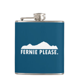 Fernie British Columbia Please Hip Flask