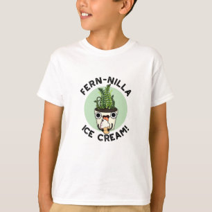 Fernilla Ice Cream Funny Ice Cream Plant Pun  T-Shirt