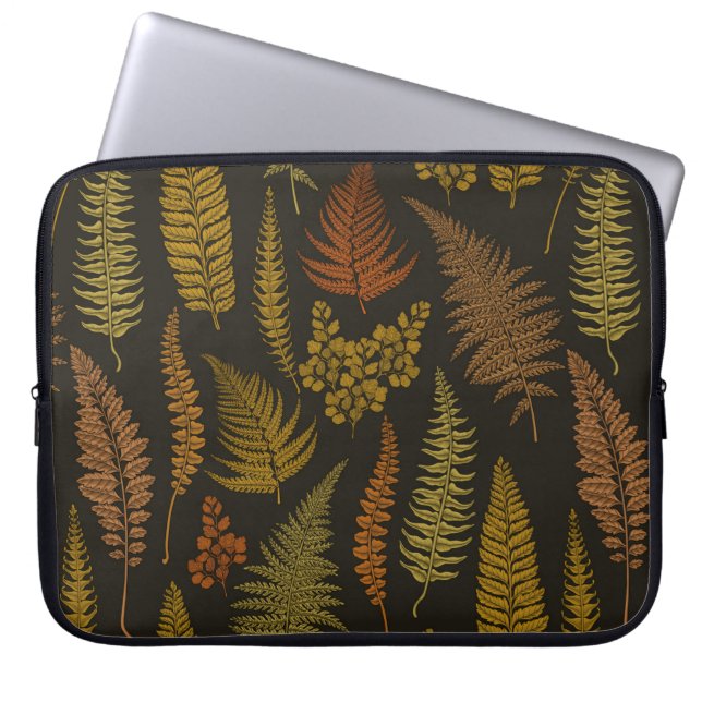 ferns 3 laptop sleeve (Front)