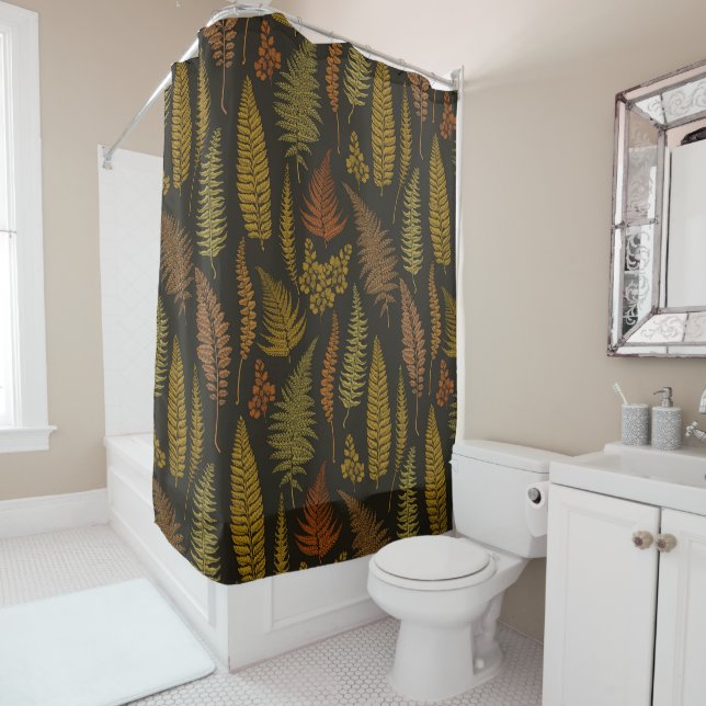 ferns 3 shower curtain (In Situ)
