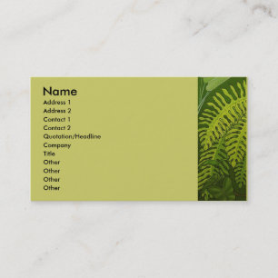 Ferns Business Card