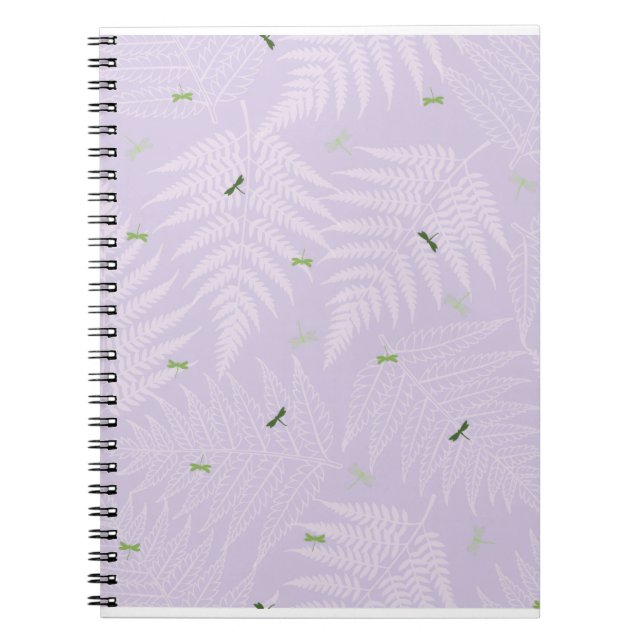 Ferns & Dragonflies Notebook (Front)