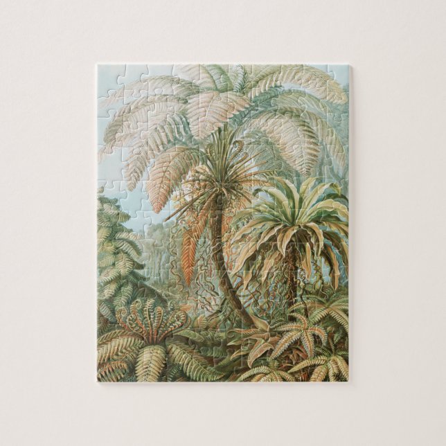 Ferns, Filicinae Laubfarne by Ernst Haeckel Jigsaw Puzzle (Vertical)