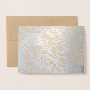 Ferns: Holiday Greetings Foil Card