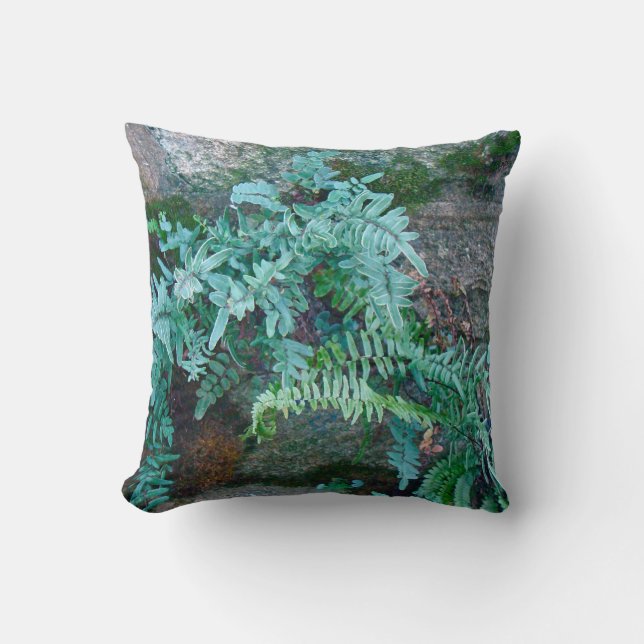 Ferns in Philadelphia Cushion (Front)