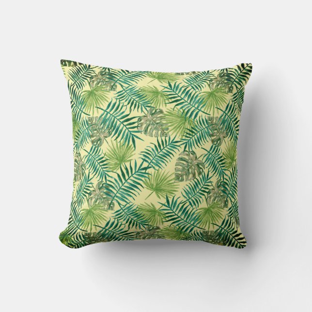 Ferns & Palms - 2 looks in 1 Cushion (Front)
