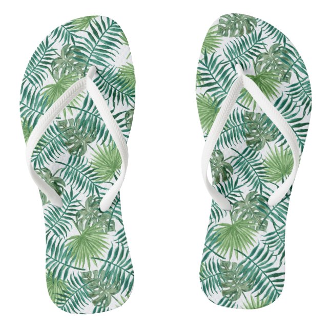 Ferns & Palms Thongs (Footbed)