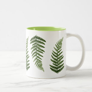 Ferns Two-Tone Coffee Mug