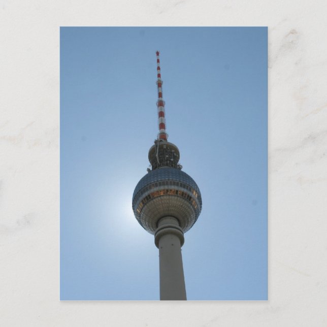 fernsehturm berlin blue postcard (Front)