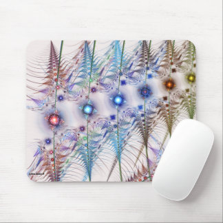 Ferns'N Flowers Abstract Mouse Pad