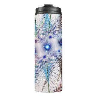Ferns'N Flowers Abstract Thermal Tumbler