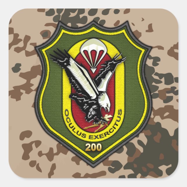 Fernspählehrkompanie 200 [FSLK200] Square Sticker (Front)
