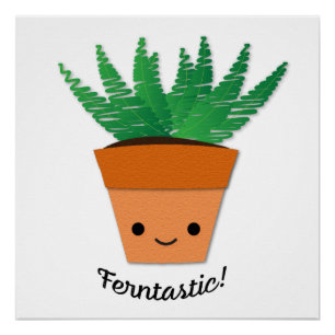 Ferntastic Fern Poster
