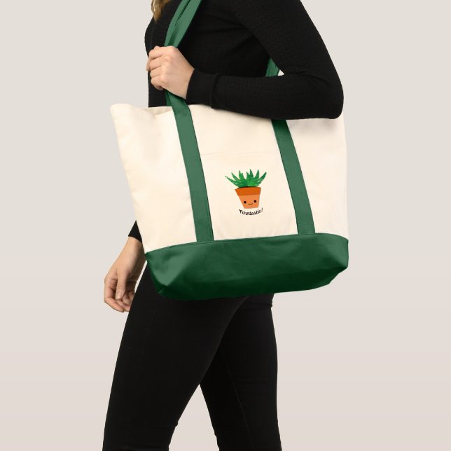 Ferntastic Fern Tote Bag (Front (Product))