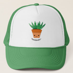 Ferntastic fern trucker hat