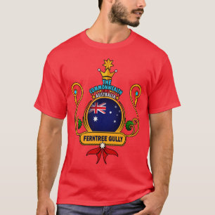 Ferntree Gully suburb Pride Golden Australian Flag T-Shirt