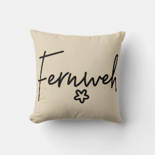 Fernweh,  Beautiful German Words, Longing, Cushion