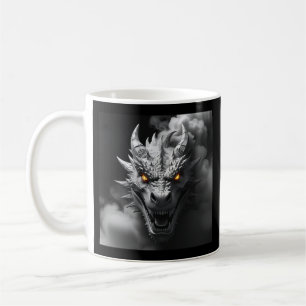 Ferocious Dragon Head Portrait  Coffee Mug