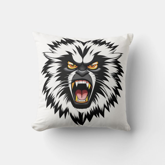 Ferocious Monkey Cushion (Front)
