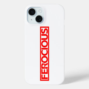 Ferocious Stamp iPhone 15 Case