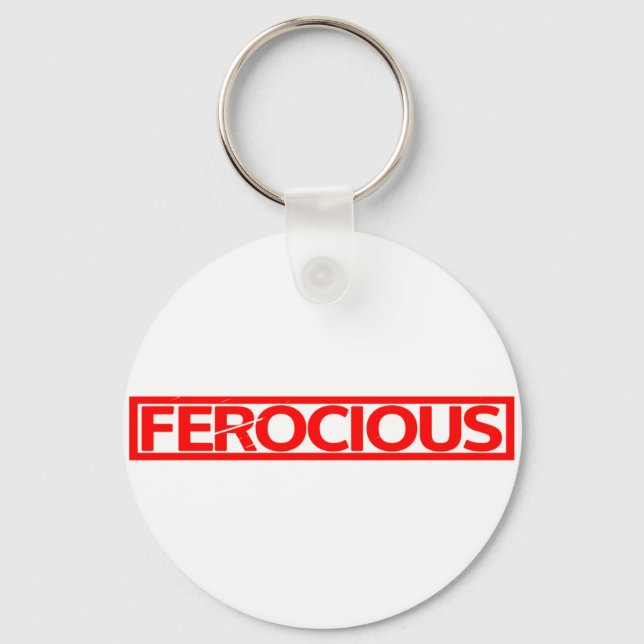 Ferocious Stamp Key Ring (Front)