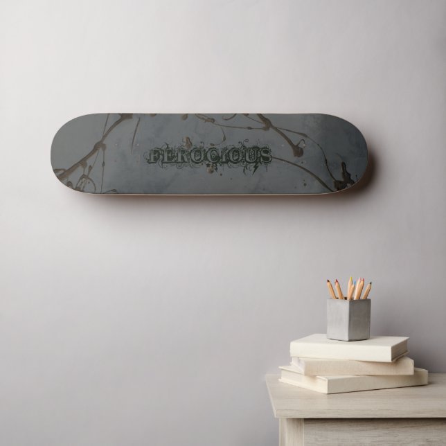 Ferocious Street Paint 3 Skateboard (Wall Art (Horz))
