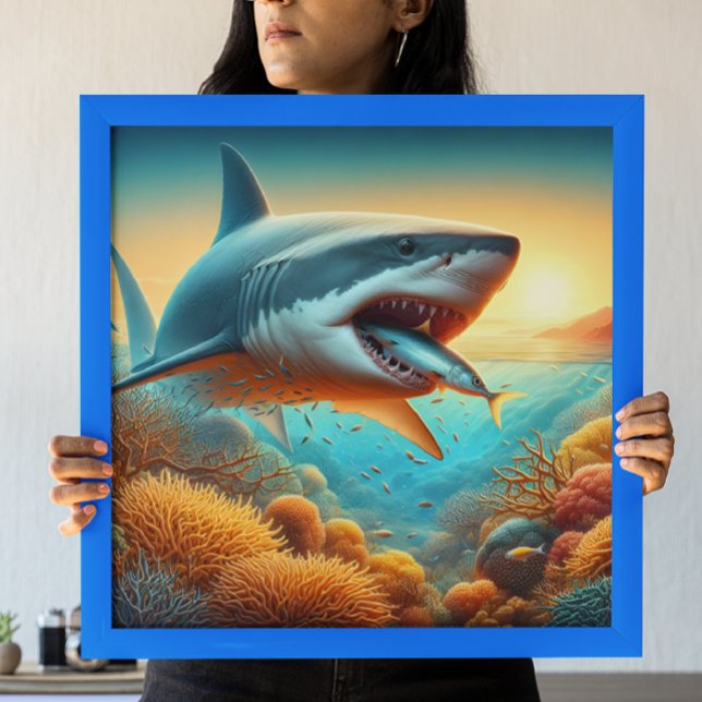 Ferocious Waters: A Sharks Roar Poster (Creator Uploaded)