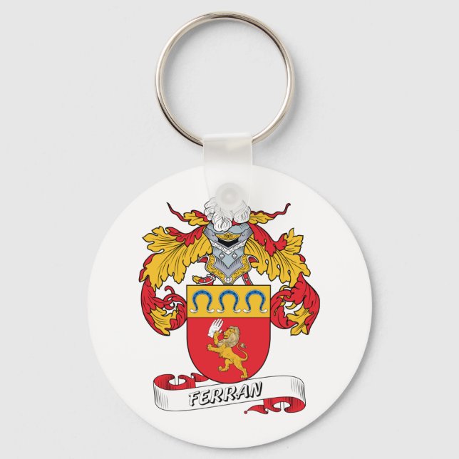 Ferran Family Crest Key Ring (Front)