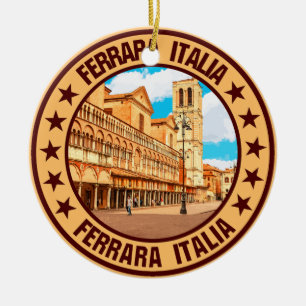 Ferrara ceramic ornament