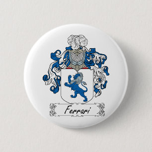 Ferrari Family Crest 6 Cm Round Badge