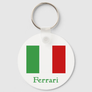 Ferrari Italian Flag Key Ring