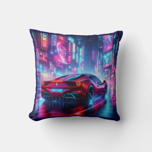 ferrari neon cushion