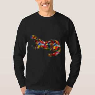 Ferre Cute Ferret Colourful T-Shirt