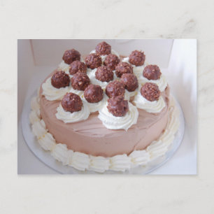 Ferrero Rocher Cream Gateau Postcard