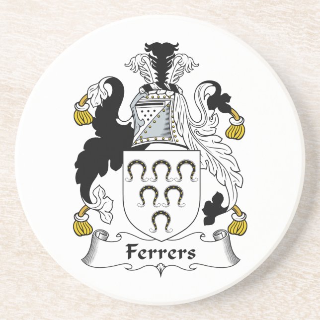 Ferrers Family Crest Coaster (Front)
