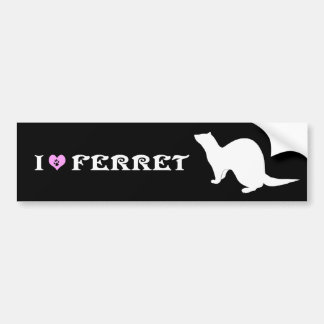 Ferret (5) bumper sticker