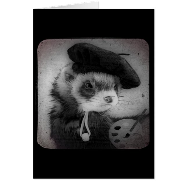 Ferret as Artist (Front)