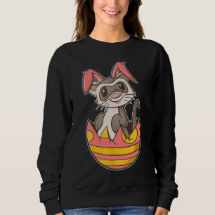 Ferret Bunny Easter For Boys Girls & Adults Sweatshirt
