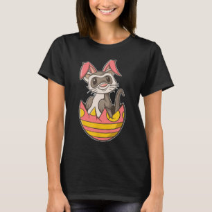 Ferret Bunny Easter For Boys Girls & Adults T-Shirt