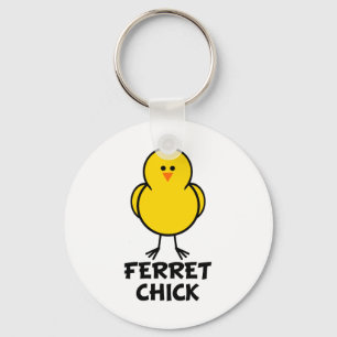Ferret Chick Key Ring