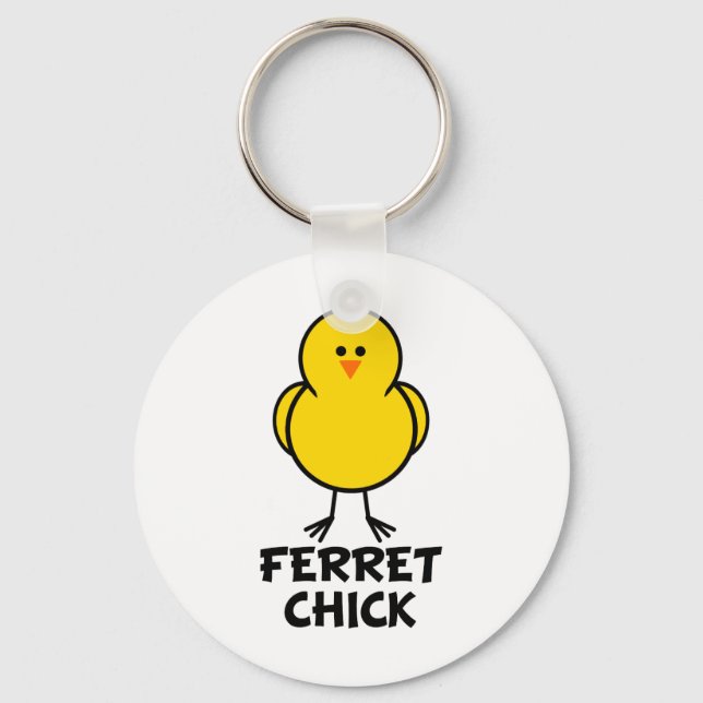 Ferret Chick Key Ring (Front)