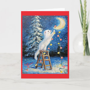 Ferret Christmas Card 