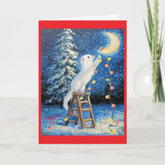Ferret Christmas Card