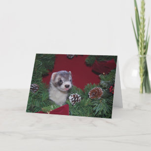 Ferret Christmas Card