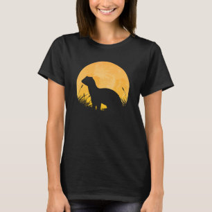 Ferret Easy Halloween Outfit Weasel Pet Moon Costu T-Shirt