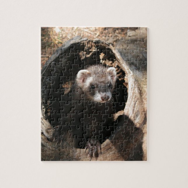 Ferret Face Jigsaw Puzzle (Vertical)