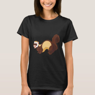 Ferret Happy Amp Smiling T-Shirt