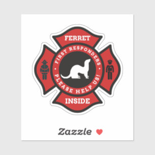 Ferret Inside Home Pet Alert For Fire Department